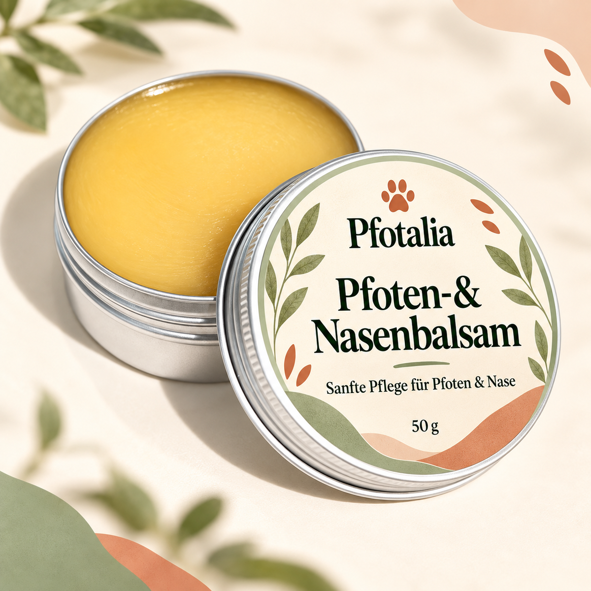 Pfotalia PfotenSchutz™ – Naturbalsam für Hunde zur Pfoten- & Nasenpflege