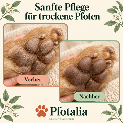 Pfotalia PfotenSchutz™ – Naturbalsam für Hunde zur Pfoten- & Nasenpflege