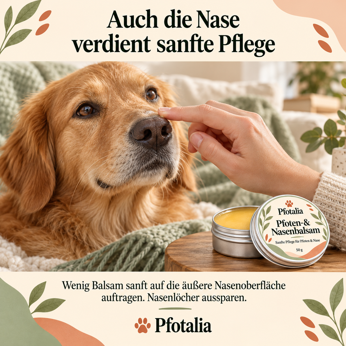 Pfotalia Pfotenpflege-Set – Pfotentrimmer + 2 Pfotenbalsame